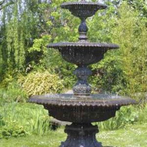 3 Schalen Garten Springbrunnen