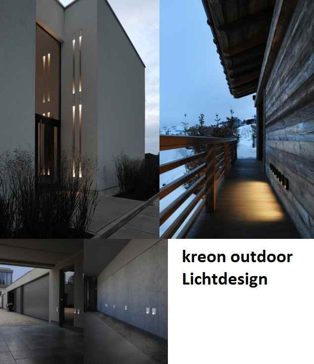 Kreon Außenleuchten für eine moderne Architekturbeleuchtung