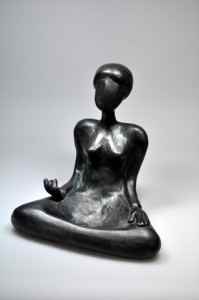 Kunstvolle Figur In Silence Höhe 20 cm Breite 21 cm Länge 17 cm