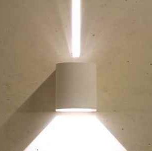 LED Akzent Haus Wand Leuchte ALU Terrasse Außen Beleuchtung Energie Spar Lampe 