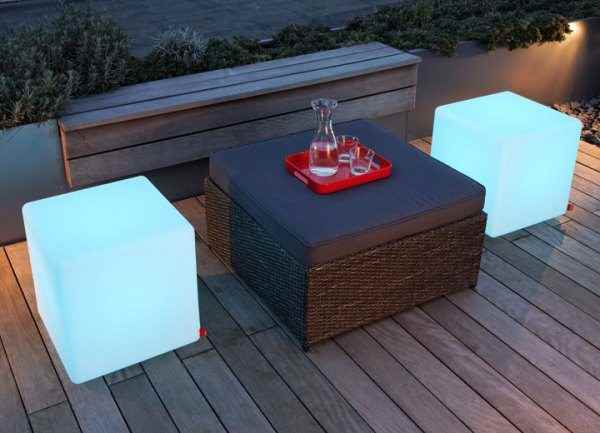 Außen Lichtsitz LED Würfel