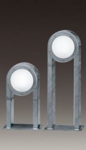 Solide Außenstehleuchten feuerverzinkt stabil Industrielook