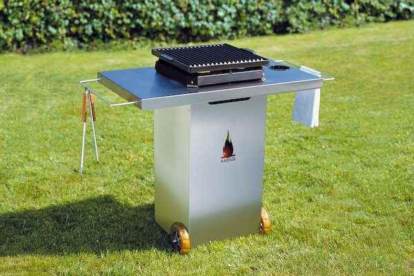 Design Gasgrill Edelstahl