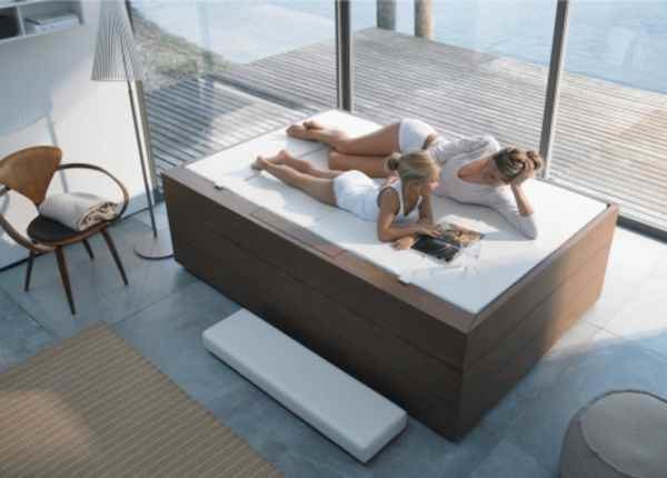 Duravit Sundeck Pool  Sundeck auffaltbares Ruhedeck für Wanne