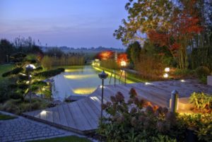 Außen Boden und Wand Winkelleuchte Edelstahl seitlicher