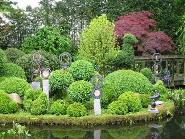 Gartenskulturen vom Künstler
