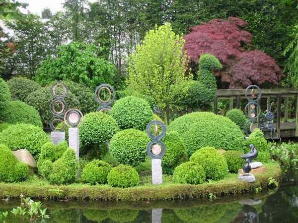 Gartenskulturen vom Künstler