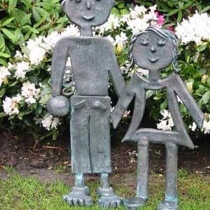 Hänsel und Gretel Garten Figuren