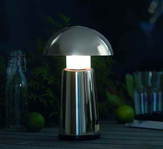 Lampe LED Bessel Tischlampe Gartenlampe Batteriebetrieb Gartenleuchte Leuchte