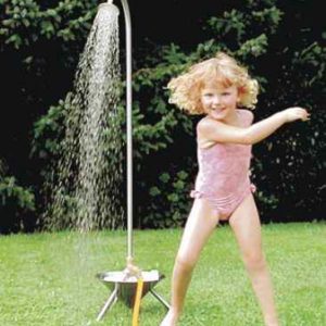 mobile Kinderdusche Garten