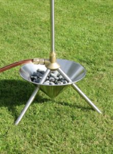 Rasensprenger ? Hochregner Edelstahl/Messing für kleine Gärt