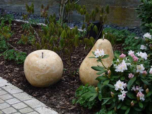 Skulpturale Kunst Früchte