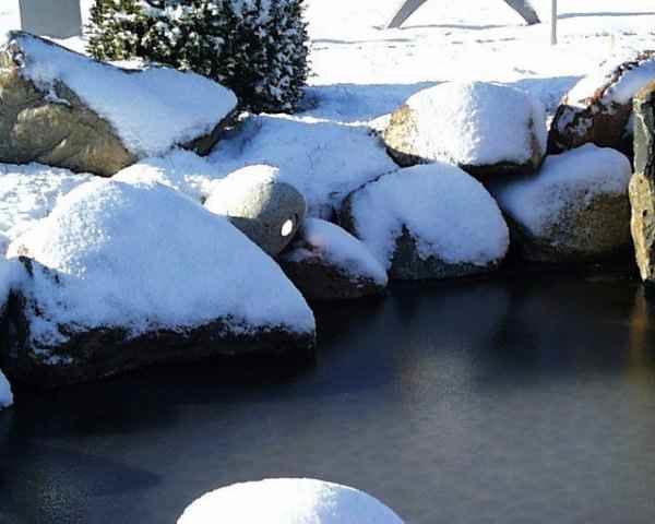 Stein Strahler Teich