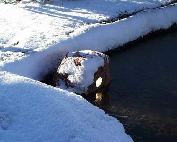 Strahler im Teich