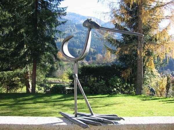 Vogel moderne Kunst Garten und Terrasse