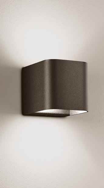 Wandlampe außen braun modern von IP 44