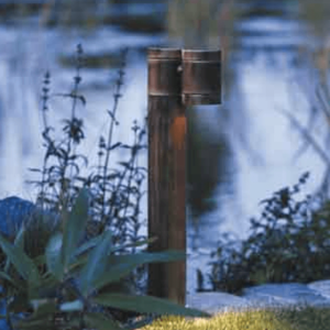 Blendfrei Messing Gartenleuchte