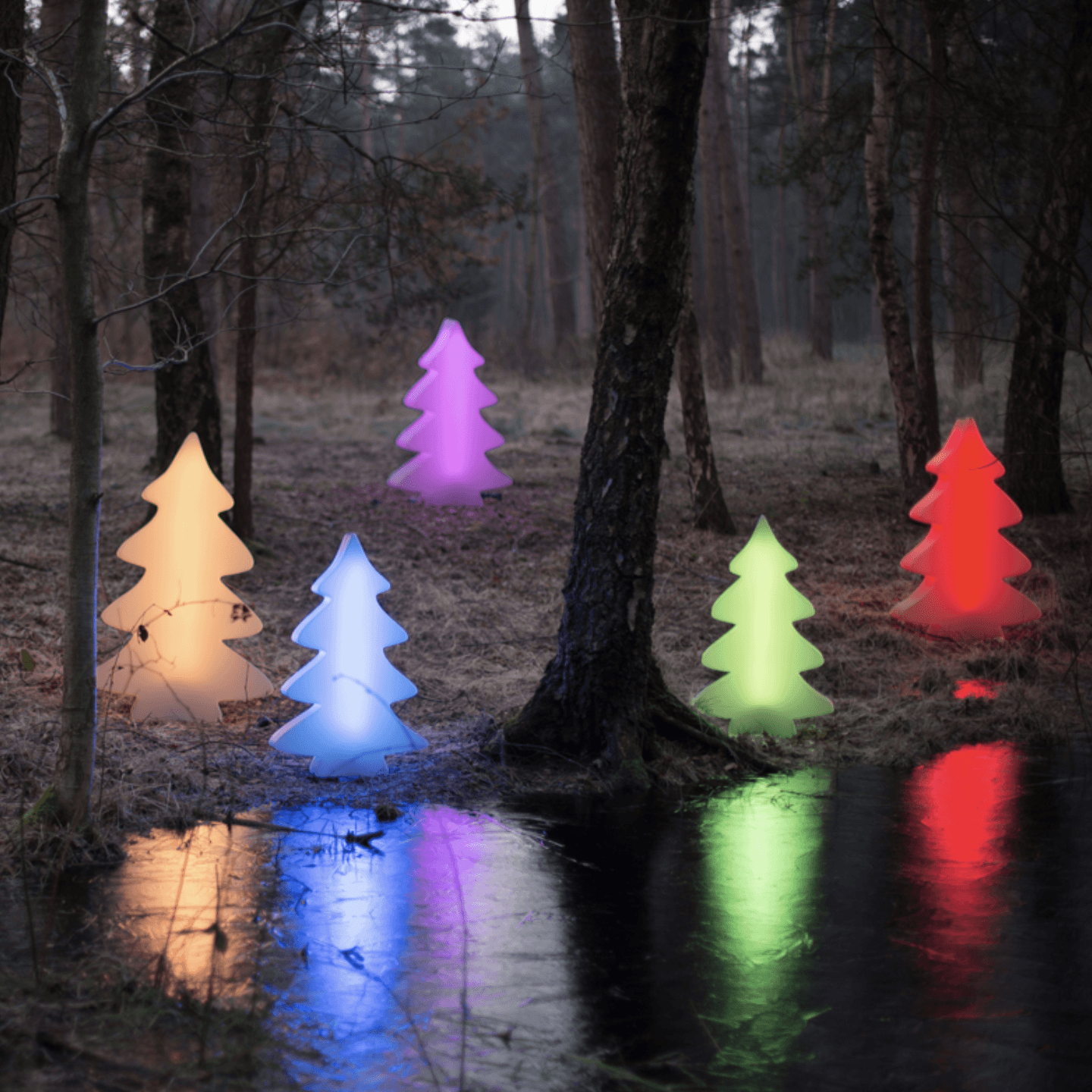 D250 Licht  Baum Für  Weihnachten  Dekor  Party  LED Mini-Baum Nacht Bunt 