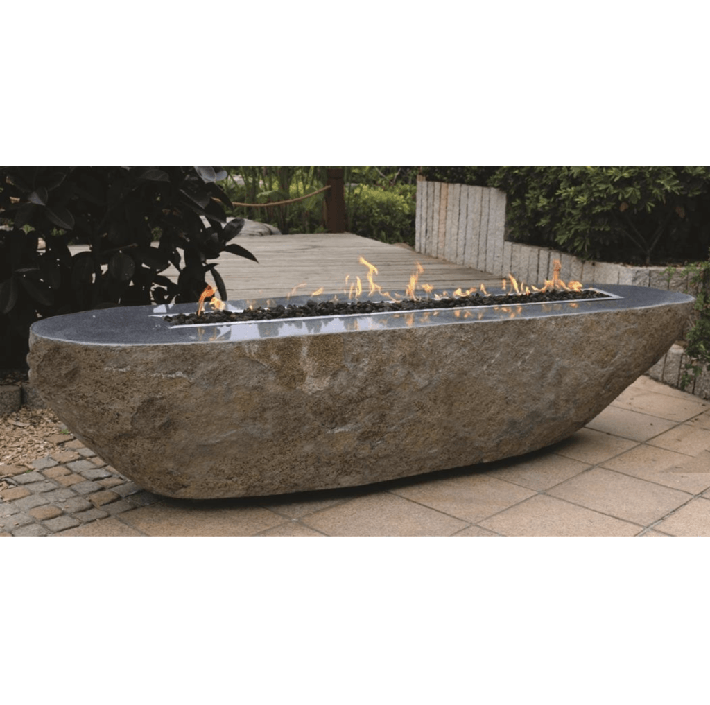 Luxus Garten Feuertisch aus echtem Granit gefertigt