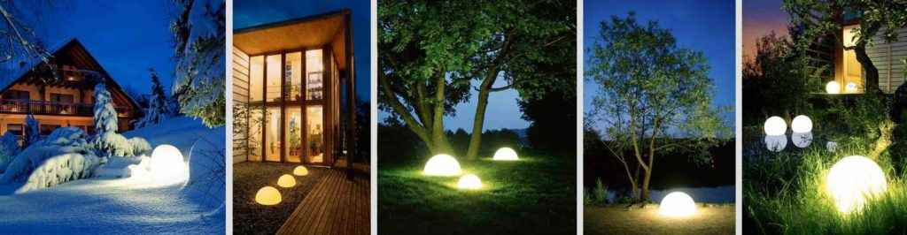 Moonlight Kugelleuchten für den Garten