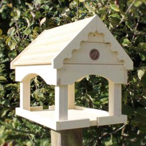 Vogel Futterhaus für Holzpfahl