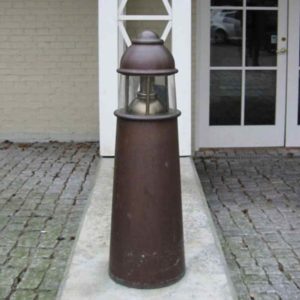 Leuchtturm Außenlampe Kupfer