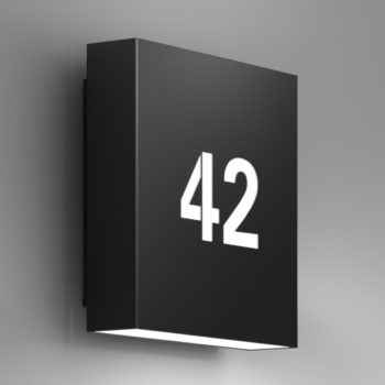 Hausnummernleuchten, Auswahl exklusiver Hausnummer Leuchten