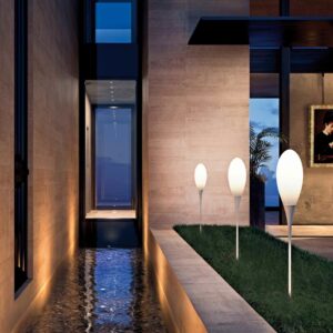 Moderne Außenstehleuchten zum stecken