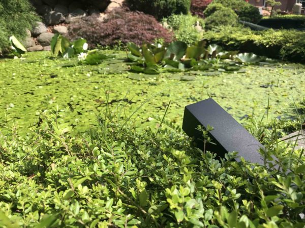 Led Gartenstrahler am Teich