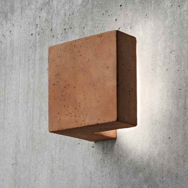 Moderne Terracotta Wandleuchte Fur Aussen Gartenleuchten De