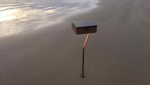 Corten Solar Gartenleuchten