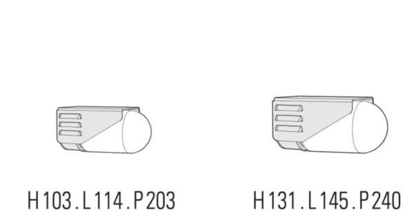 Außenwandleuchten Industriedesign Abmessungen