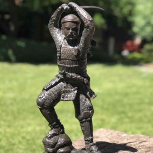 Bronze Figur Samurai