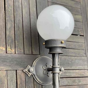 Kugel Wandfackelleuchte außen