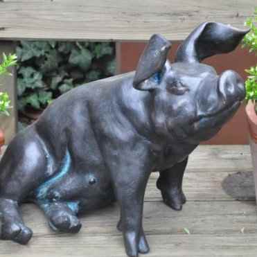 Schwein Skulptur