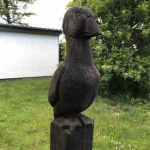 Gans Skulptur aus Holz