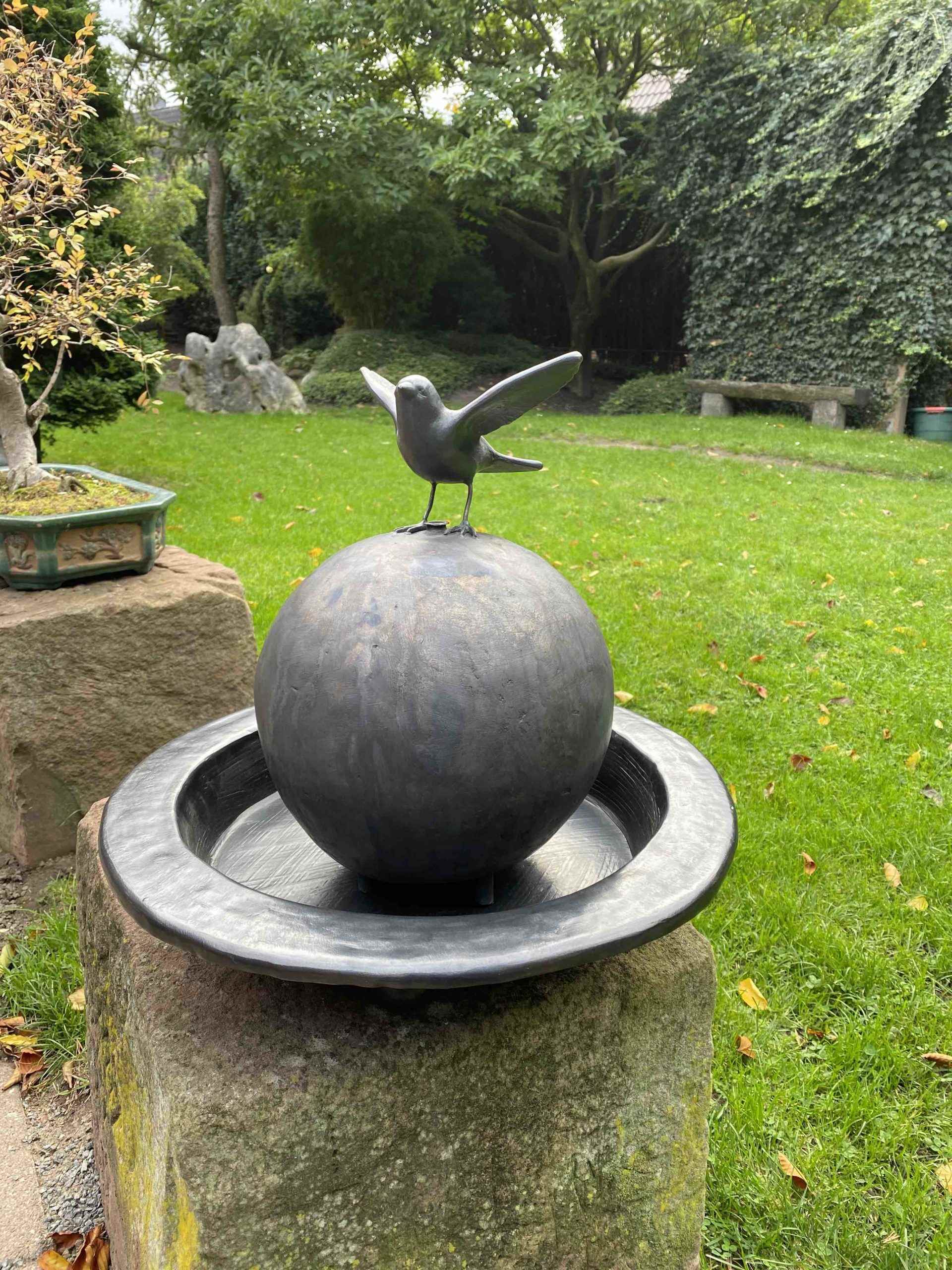 Kleiner schöner Garten Wasserbrunnen aus Kupfer