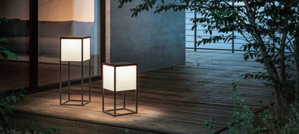 Moderne Gartenleuchten für Solarbetrieb