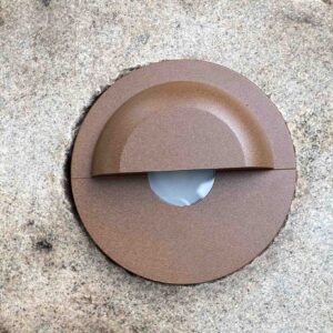 230 Volt Corten Wandeinbau Stufenleuchte