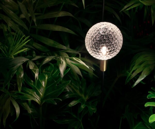 Kleiner Glaskugel Lichtpunkte für außen