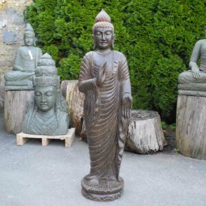 Große Stehende Buddha Gartenskulptur