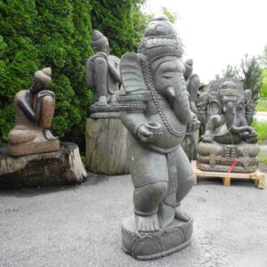 Große Stein Ganesha Gartenskulptur
