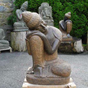 Wunderschöne große Buddha Steinskulptur