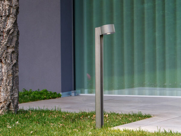 Moderne Edelstahl LED Gartenleuchten