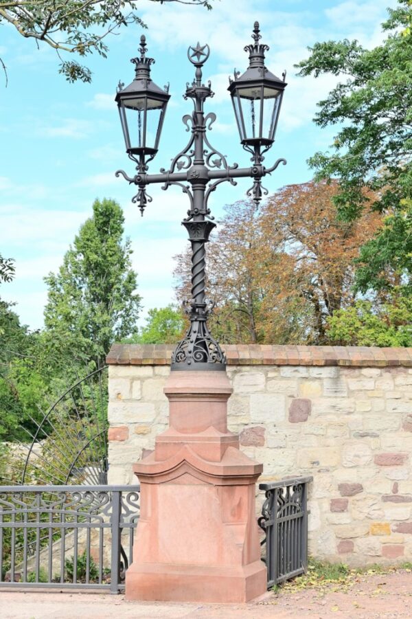 Historische Strassenbeleuchtung Halle - Saale, Deutschland