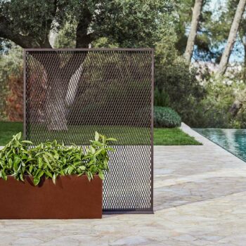 Schöner Raumteiler für die Garten Terrasse