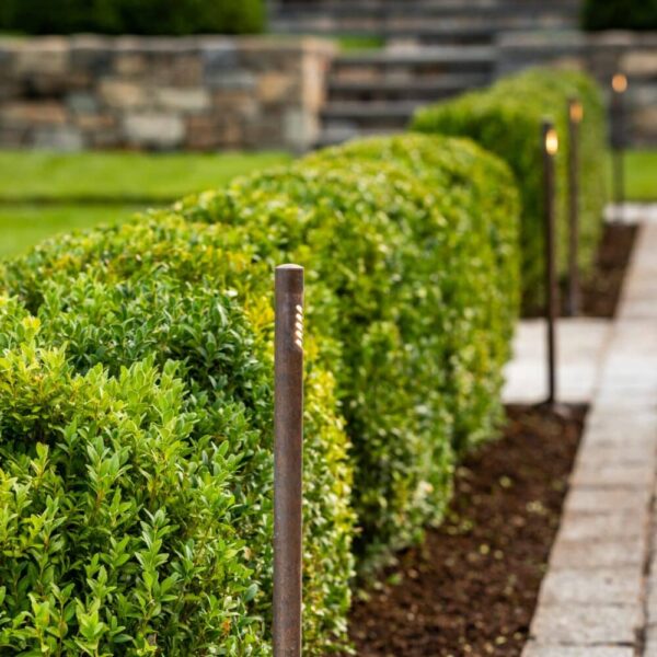 Extrem dünne LED Kupfer Gartenleuchte