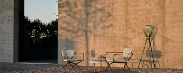 Moderne Terrassen und Wintergarten Stehlampe für außen