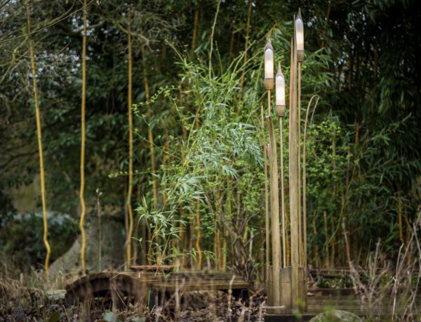 Rohrkolben Gartenleuchten