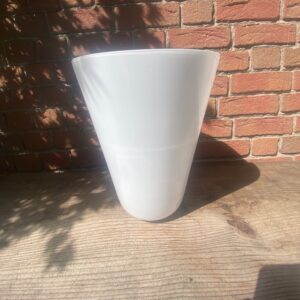 Weißes Kegel Ersatzglas für alte Leuchten